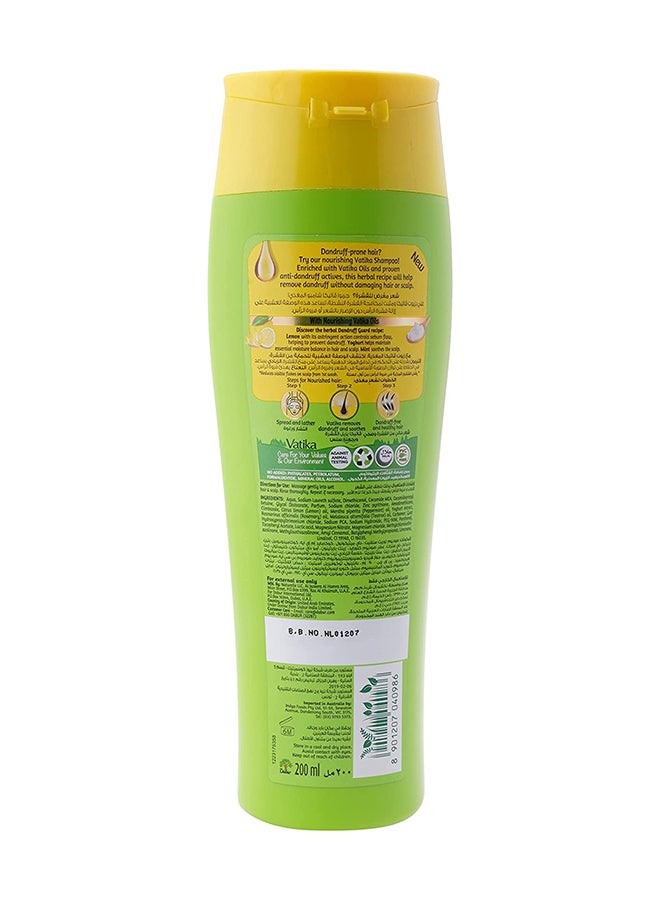 VATIKA Dandruff Protection Shampoo - Enriched With Lemon And Yoghurt - 200ml - Image 2