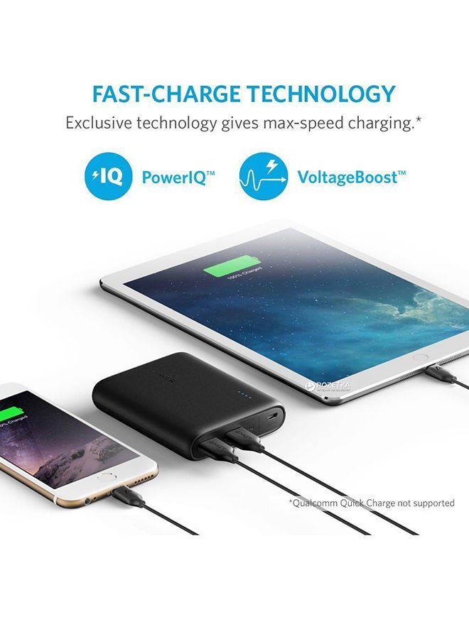 آنكر - باور بنك باور كور سعة 13000 مللي أمبير في الساعة 13000 mAh أسود - Image 1