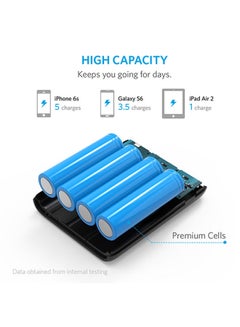 Anker 13000 mAh PowerCore 13000 Power Bank - Compact 13000mAh 2-Port Ultra Portable Phone Charger with PowerIQ and VoltageBoost Technology for New Airpods, iPhone 16/15/14/13 Series ,iPad,Samsung Galaxy Black  - Image 5