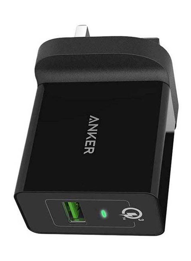 Anker - PowerPort+ 1 with Quick Charge 3.0 Wall Charger Black - Image 1