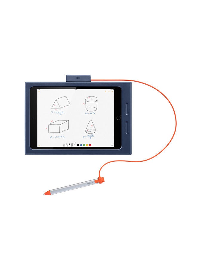 Logitech - Crayon Digital Pencil For All iPads, iPad - Pro/Mini/Air With iOS 12.2 or higher Silver - Image 1
