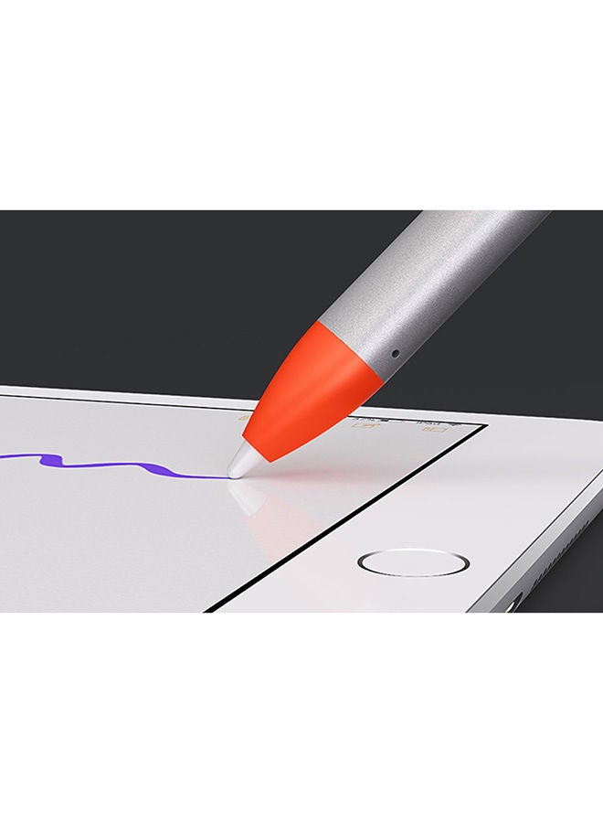 Logitech - Crayon Digital Pencil For All iPads, iPad - Pro/Mini/Air With iOS 12.2 or higher Silver - Image 1