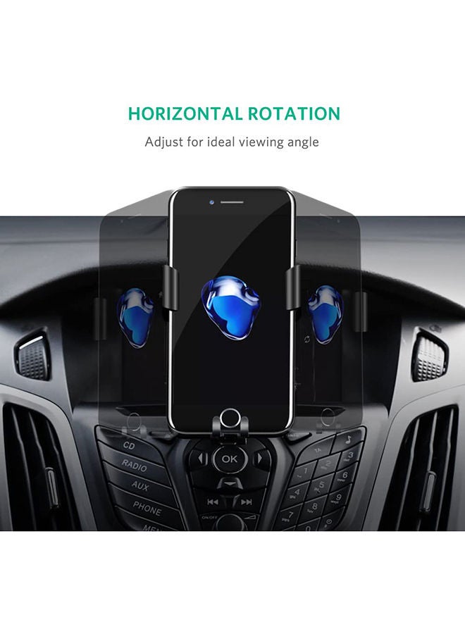Ugreen - Car Phone Holder for Cd Slot Mobile Holder for Car Auto-lock Car Mount Holder Adjustable Car Phone Mount Car Mobile Phone Mount Compatible with iPhone15/14/13 Galaxy S23 S22 Z Flip 5 4 black - Image 1