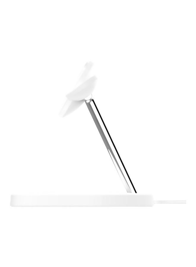 belkin - Boostcharge Pro 3-in-1 Wireless Charger Stand With Magsafe - Apple Wireless Charger For iPhone 15/14/13/12 Series, Apple Watch Series Se/6/5/4/3/2/1 And Airpods/Airpods Pro white - Image 1