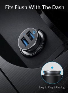 Anker Dual Port USB Car Charger 24W Black  - Image 3