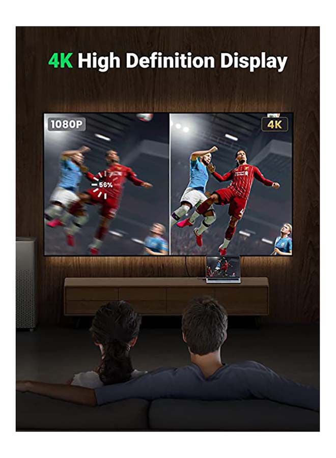 Ugreen 4K UHD DP to HDMI Cable 4K@2K Male to Male DisplayPort to HDMI Video Cord DisplayPort to HDTV Monitor Compatible with Laptop PC TV Monitor Projector HDTV-2M Black  - Image 3