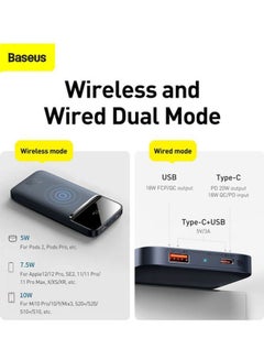 Baseus Magnetic Mag-Safe Wireless Power Bank PD 20W Support iPhone 12/13 Series Black  - Image 5
