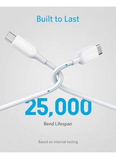 آنكر كابل باور لاين III من USB-C إلى USB-C 2.0 ومن USB C إلى USB C بقدرة 100 وات أبيض  - Image 5