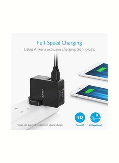 آنكر شاحن باور بورت 4 لايت بمنفذ USB أسود  - Image 4