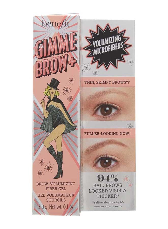 Benefit Cosmetics - Gimme Brow + Volumizing Eyebrow Gel - 4 Warm Deep Brown - Image 1