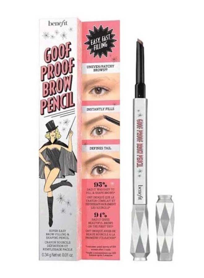 Benefit Cosmetics - Benefit Goof Proof Eyebrow Pencil 04 Warm Deep Brown - Image 1