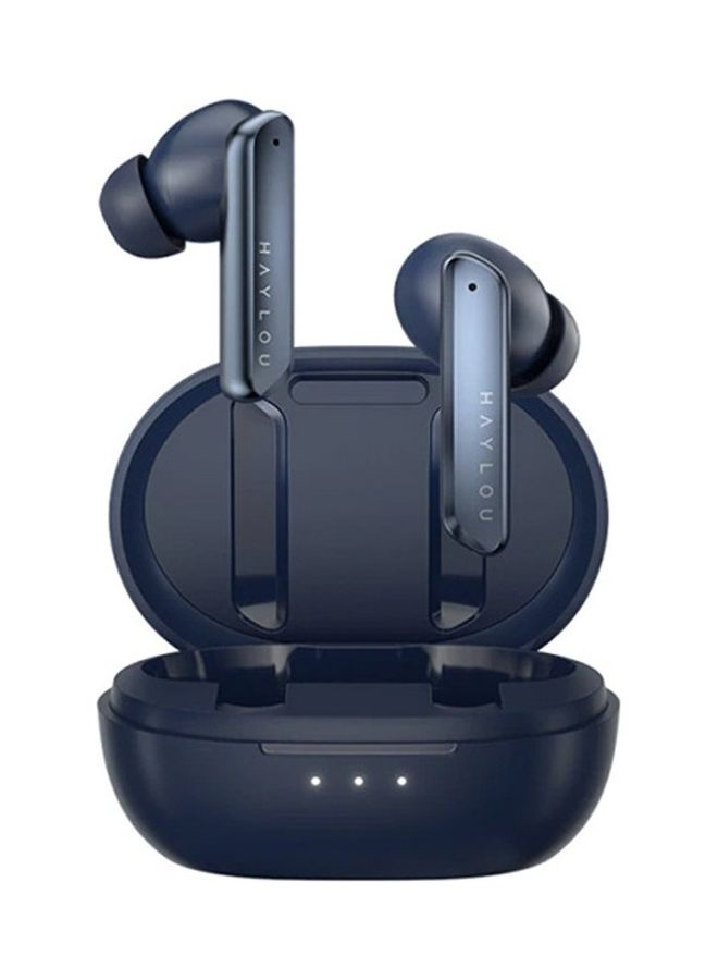 Haylou - W1 True Wireless Earbuds Qualcomm 3040 Chip 20h Battery Life Dynamic Driver APTX Adaptive Codec IPX4 Water-Resistant Touch Control Bluetooth 5.2 Blue - Image 1