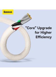 Baseus USB-A to Lightning Cable, for iPhone Fast Charger 20W, Braided Nylon Lightning Cable Compatible with iPhone 14/14 Pro Max/14 Pro/13/12/11, iPad, Airpods (1.2m) - Pink  - Image 4