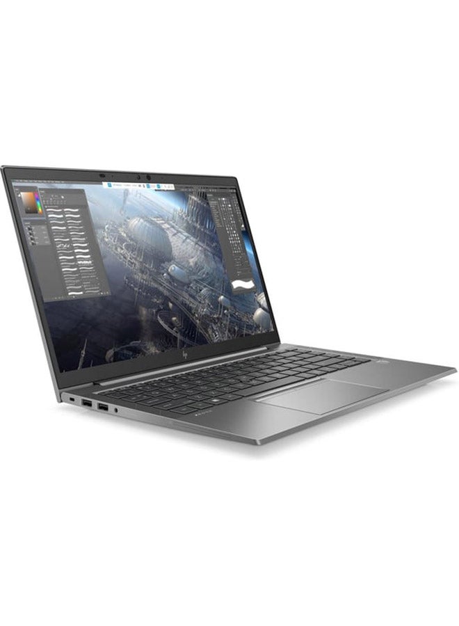 HP Zbook Firefly 14 G8 2C9R0EA Laptop With 14-Inch FHD Display, Core i7-1165G7 Processor / 16GB RAM / 512GB SSD / 4GB NVIDIA Graphics / Win10 Pro / English/Arabic Silver - Image 4