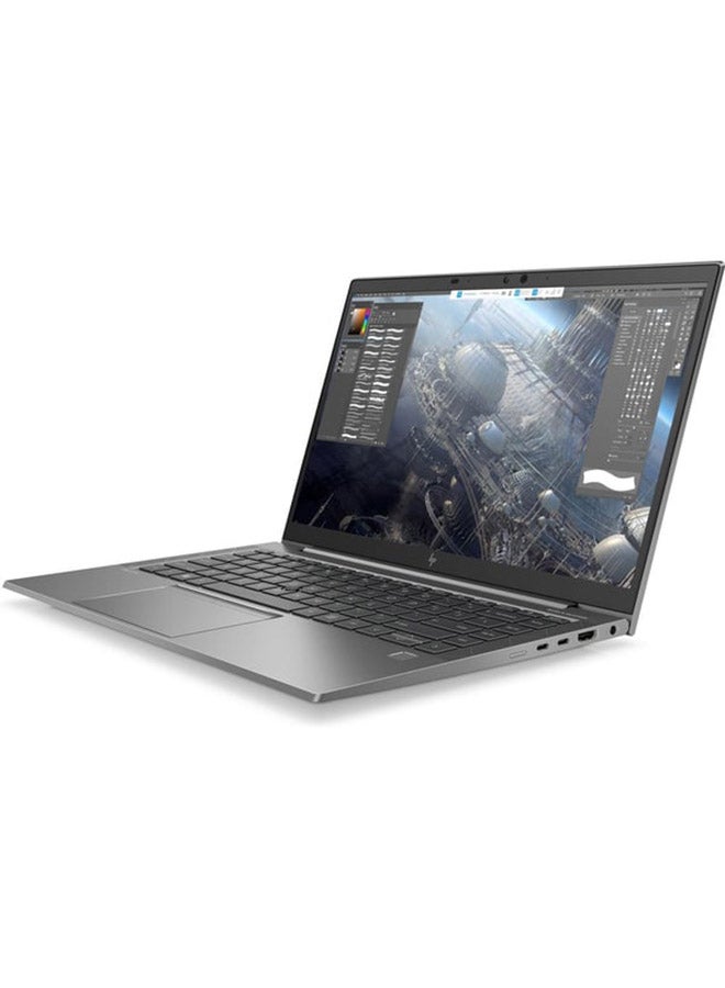 HP Zbook Firefly 14 G8 2C9R0EA Laptop With 14-Inch FHD Display, Core i7-1165G7 Processor / 16GB RAM / 512GB SSD / 4GB NVIDIA Graphics / Win10 Pro / English/Arabic Silver - Image 3