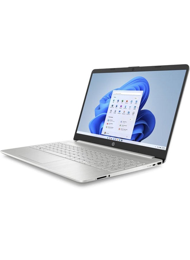 HP - (Upgraded Version) Laptop 15s-fq5040ne With 15.6-Inch FHD Display, Core i7-1255U Processor / 16GB RAM / 512GB SSD / Intel Iris Xáµ‰ Graphics / Windows 11 Home / English/Arabic Natural Silver - Image 1
