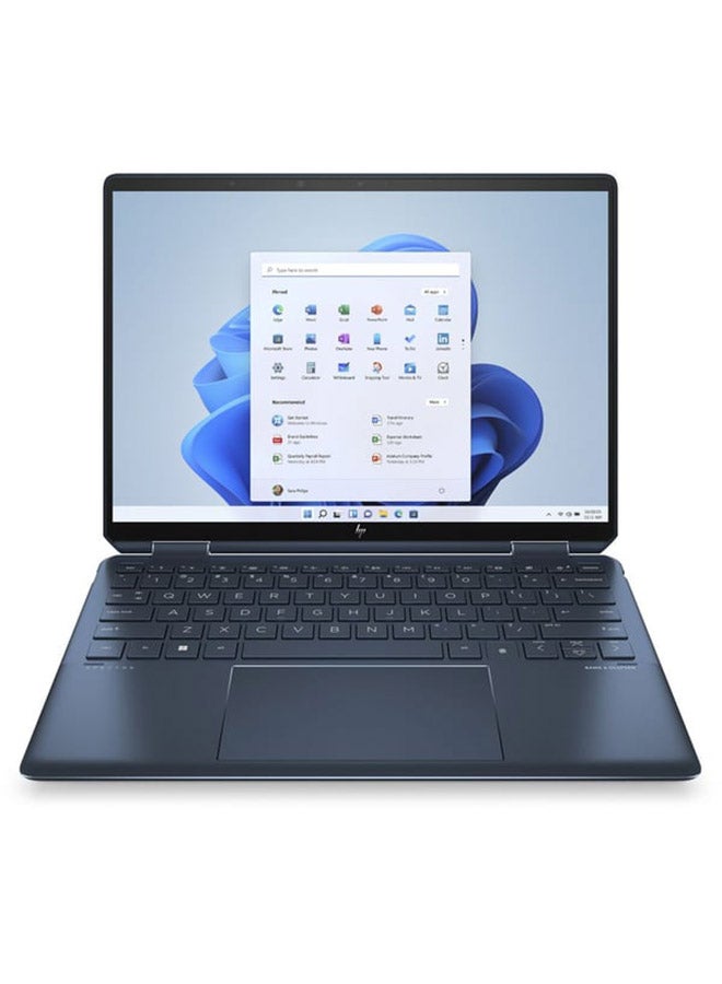 HP - Spectre x360 2-in-1 Laptop 14-ef0008ne With 13.5-Inch WUXGA+ Display, Core i7-1255U Processor / 16GB RAM / 1TB SSD / Intel UHD Graphics / Win11 Home / english_arabic Nocturne Blue - Image 1