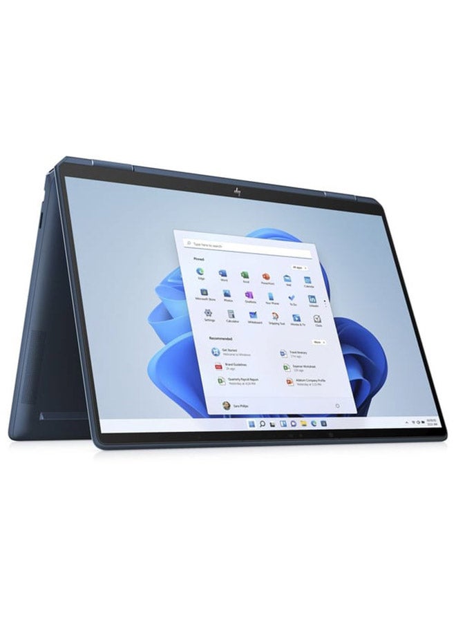 HP - Spectre x360 2-in-1 Laptop 14-ef0008ne With 13.5-Inch WUXGA+ Display, Core i7-1255U Processor / 16GB RAM / 1TB SSD / Intel UHD Graphics / Win11 Home / english_arabic Nocturne Blue - Image 1