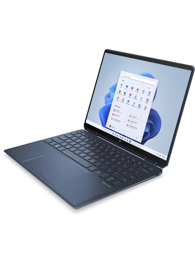 HP - Spectre x360 2-in-1 Laptop 14-ef0008ne With 13.5-Inch WUXGA+ Display, Core i7-1255U Processor / 16GB RAM / 1TB SSD / Intel UHD Graphics / Win11 Home / english_arabic Nocturne Blue - Image 1