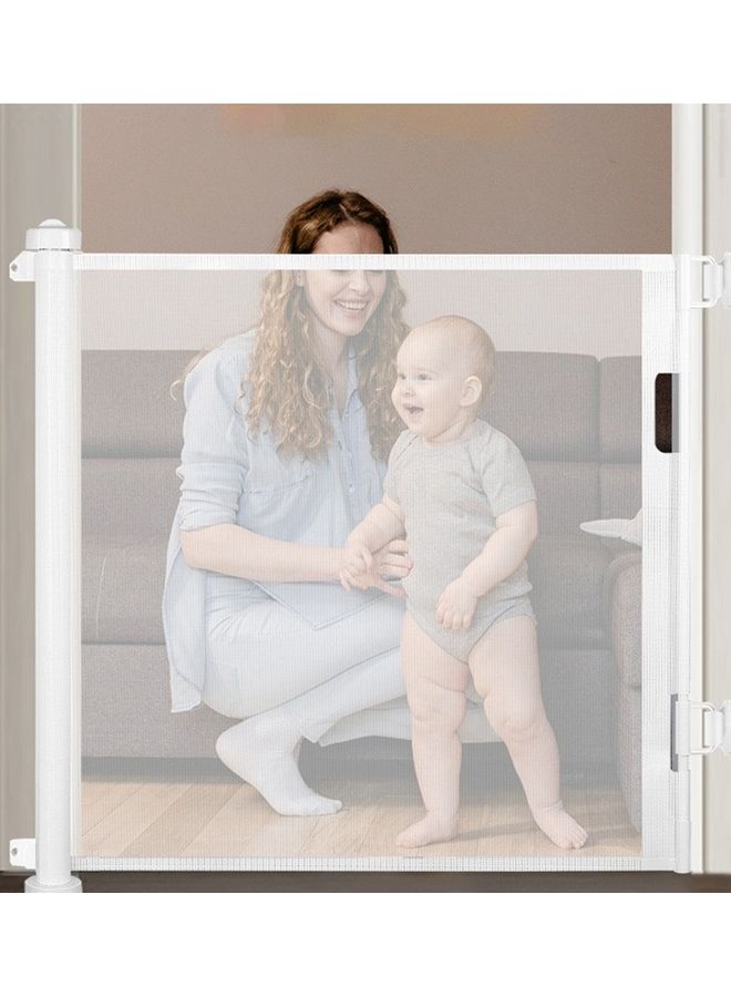 Kidle Stairway Automatic Retractable Gate Fences Children'S Fences Pet Fences Protective Fences Baby Safety Gates Protective Gates  - Image 1
