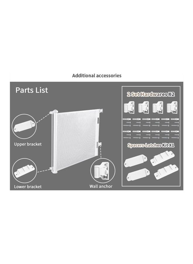 Stairway Automatic Retractable Gate Fences Children'S Fences Pet Fences Protective Fences Baby Safety Gates Protective Gates - v1669190645/N53369328A_4