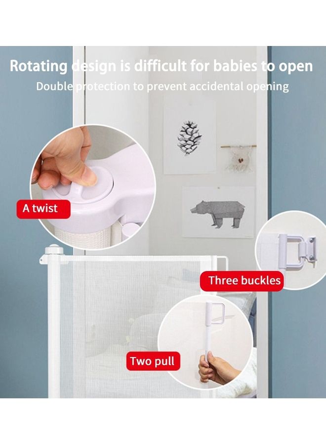 Stairway Automatic Retractable Gate Fences Children'S Fences Pet Fences Protective Fences Baby Safety Gates Protective Gates - v1669190645/N53369328A_6