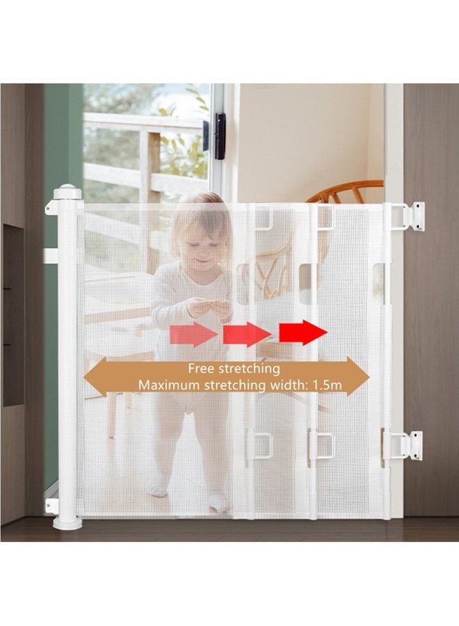 Kidle Stairway Automatic Retractable Gate Fences Children'S Fences Pet Fences Protective Fences Baby Safety Gates Protective Gates  - Image 5