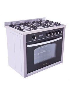 Premium Free Standing 5 Burners Gas Cooker PRM6090SS-1GC-511-IDSP-GO-2W Black  - Image 2