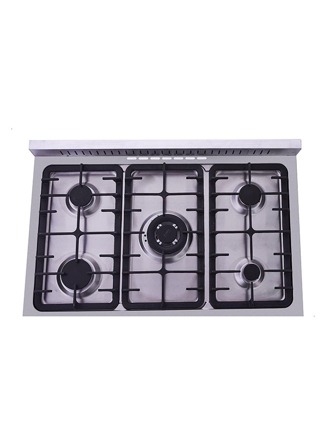 Premium - Free Standing 5 Burners Gas Cooker PRM6090SS-1GC-511-IDSP-GO-2W Black - Image 1