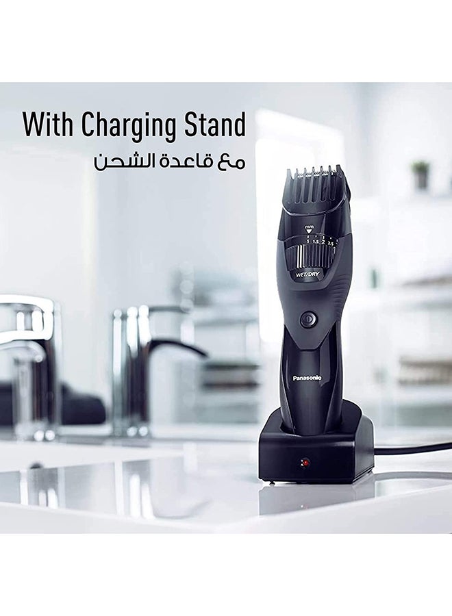 Panasonic - Rechargeable Wet And Dry Beard Trimmer Kit Black/Silver/Clear - Image 1