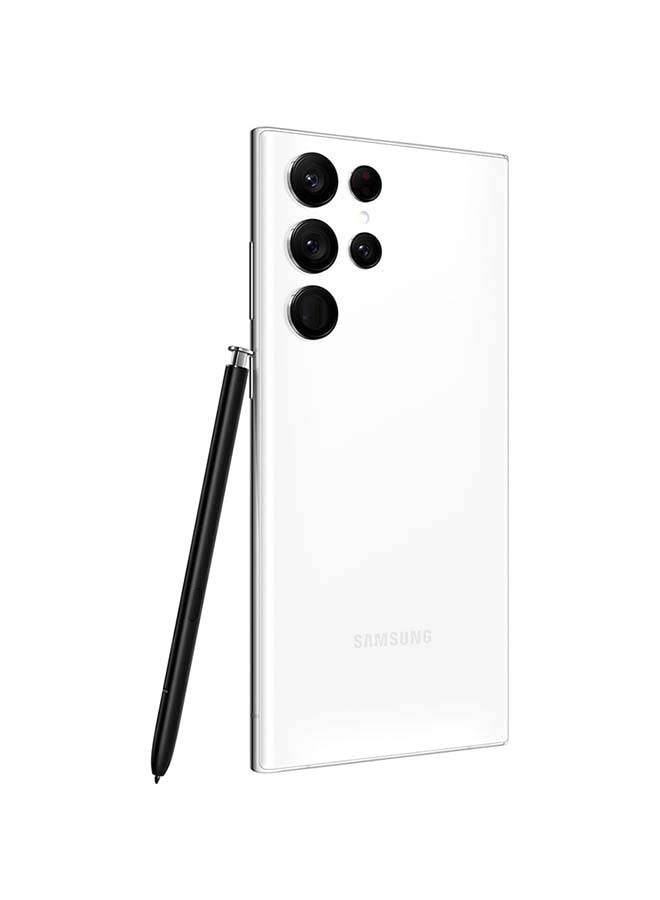 Samsung - Galaxy S22 Ultra Dual SIM Phantom White 12GB RAM 512GB 5G - International Version - Image 1
