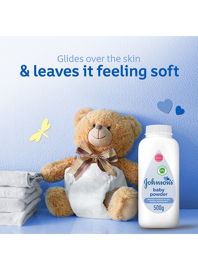 Johnson's Baby Powder, 500 g  - Image 3