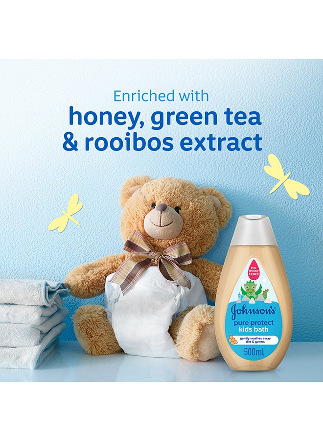 جونسون سائل استحمام بيور بروتكت للأطفال سعة 500 مل - Image 3