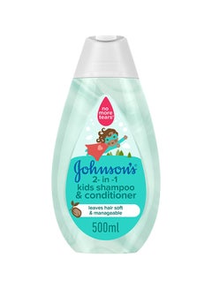 Johnson's 2-in-1 Kids Shampoo And Conditioner, 500 ml  - Image 1