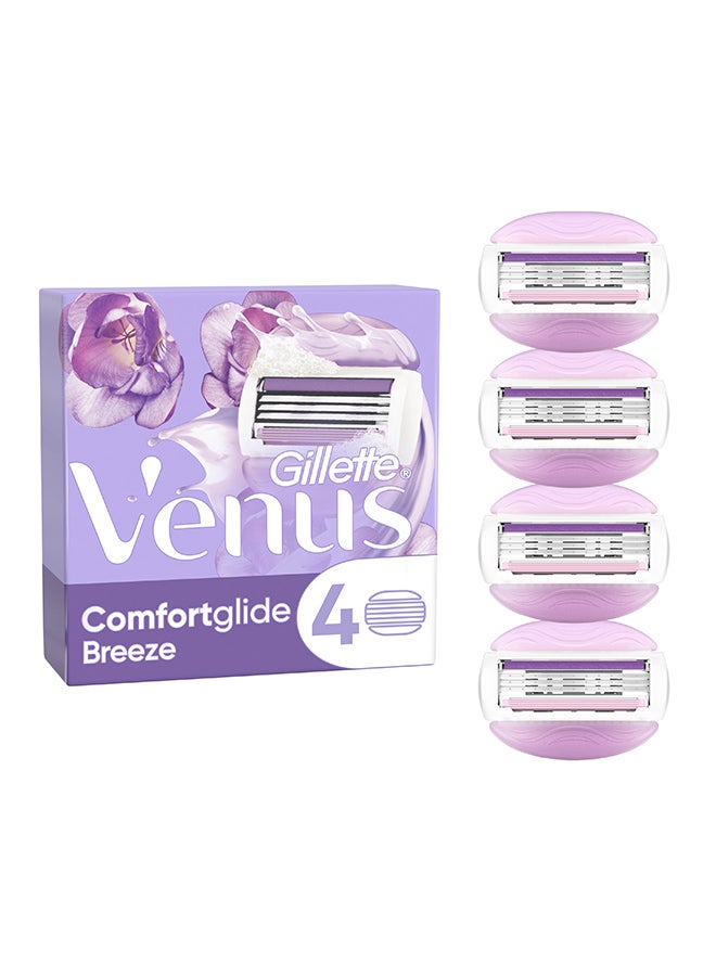 Gillete Venus Comfortglide Breeze Blades x4 