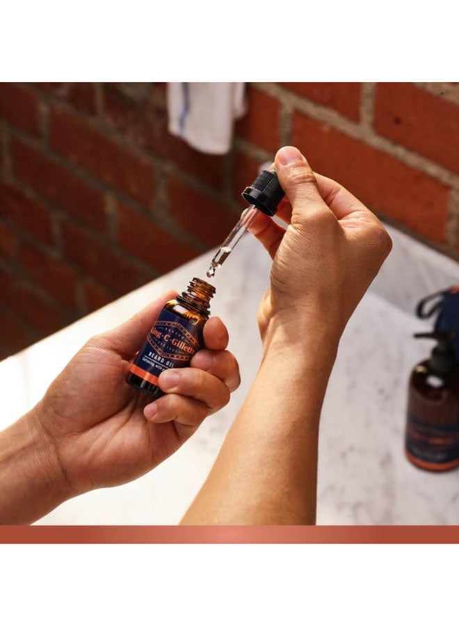 Gillette - King C. Gillette Men’s Beard Oil 30ml - Image 1