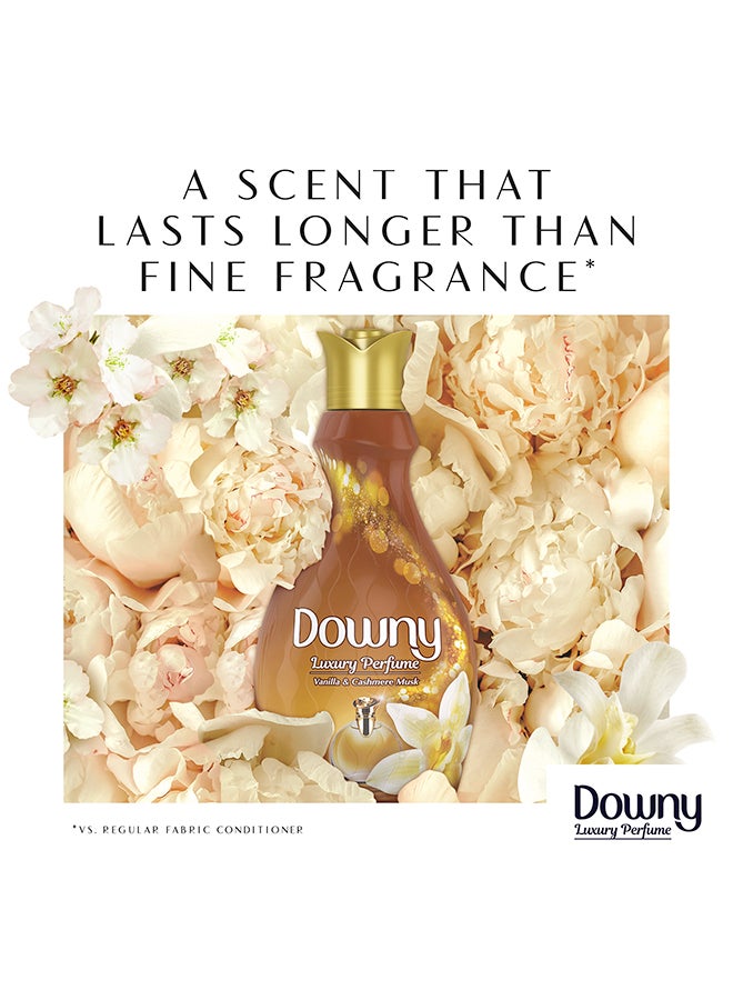 Downy - Luxury Perfume Vanilla And Cashmere Musk Fabric Softener Regular 880ml - Image 1