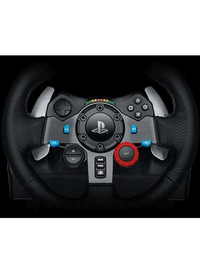 عجلة سباق لوجيتك G29 درايفنج فورس ودواسات أرضية لأجهزة PS5، PS4، PS3 PC - أسود - v1669213738/N13233113A_13