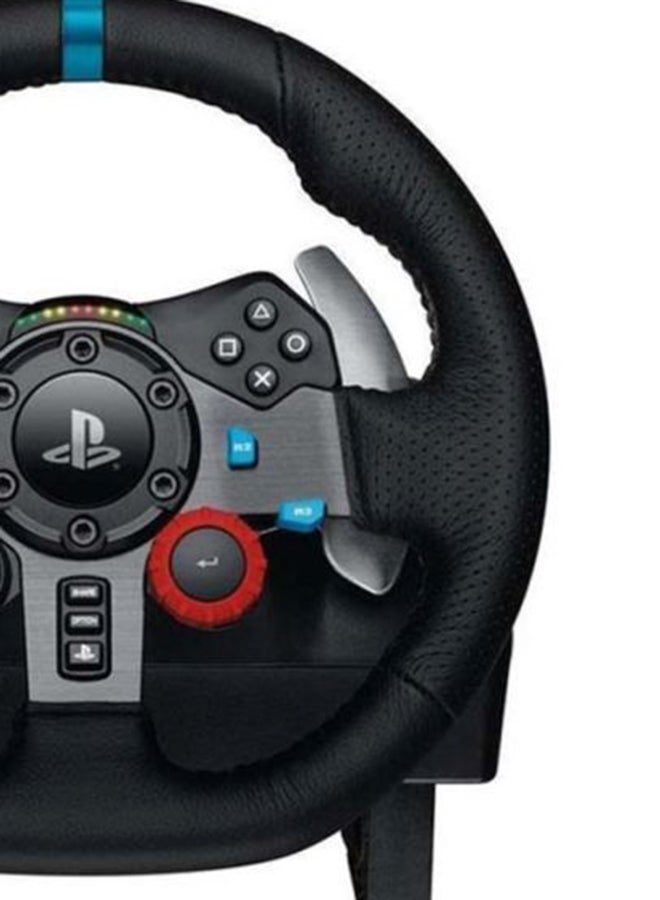 عجلة سباق لوجيتك G29 درايفنج فورس ودواسات أرضية لأجهزة PS5، PS4، PS3 PC - أسود - v1669213738/N13233113A_15