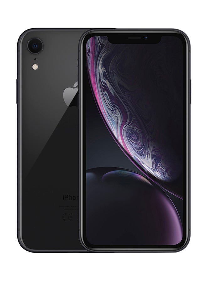 Apple - iPhone XR With FaceTime Black 64GB 4G LTE - International Version - Image 1