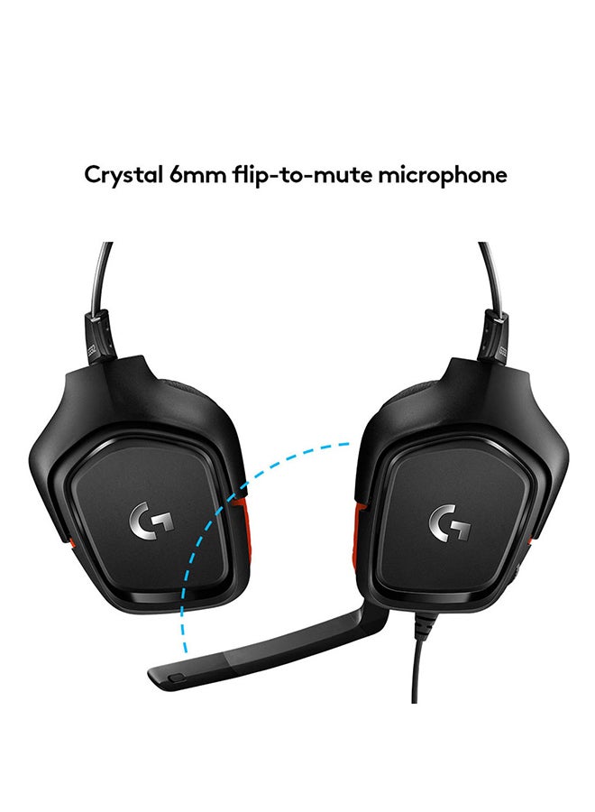 Logitech - G332 Wired Gaming Headset, 50 mm Audio Drivers, Rotating Leatherette Ear Cups, 3.5 mm Audio Jack, Flip-to-Mute Mic, Lightweight For PC,Xbox One,Xbox Series X|S,PS5,PS4,Nintendo Switch - Image 1
