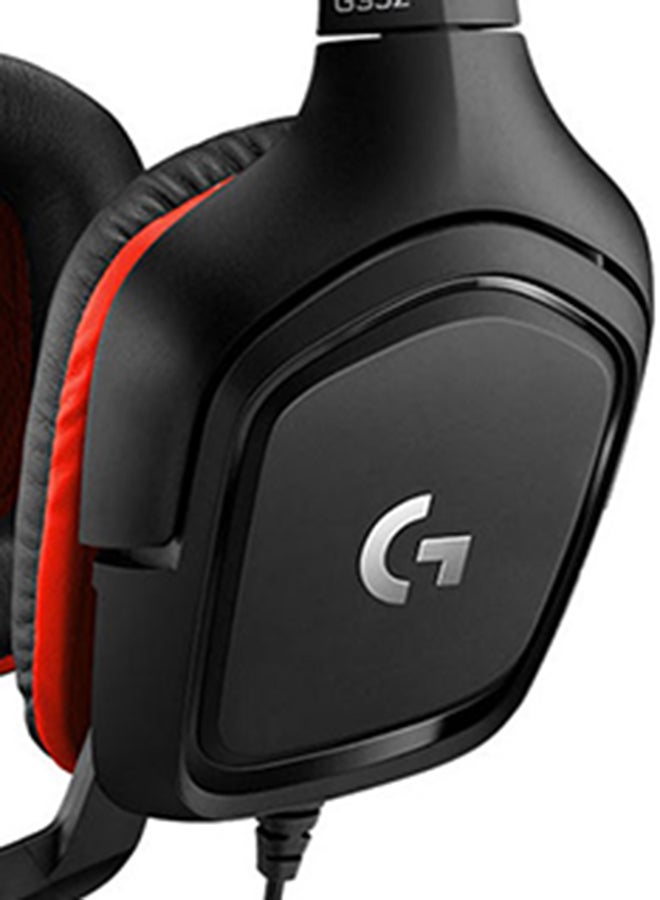 Logitech - G332 Wired Gaming Headset, 50 mm Audio Drivers, Rotating Leatherette Ear Cups, 3.5 mm Audio Jack, Flip-to-Mute Mic, Lightweight For PC,Xbox One,Xbox Series X|S,PS5,PS4,Nintendo Switch - Image 1