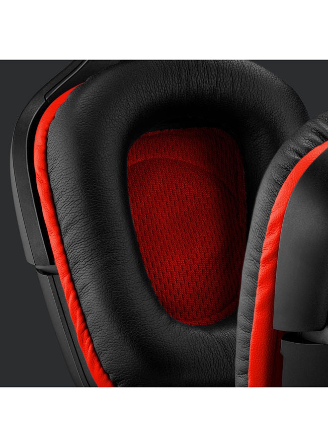 Logitech - G332 Wired Gaming Headset, 50 mm Audio Drivers, Rotating Leatherette Ear Cups, 3.5 mm Audio Jack, Flip-to-Mute Mic, Lightweight For PC,Xbox One,Xbox Series X|S,PS5,PS4,Nintendo Switch - Image 1