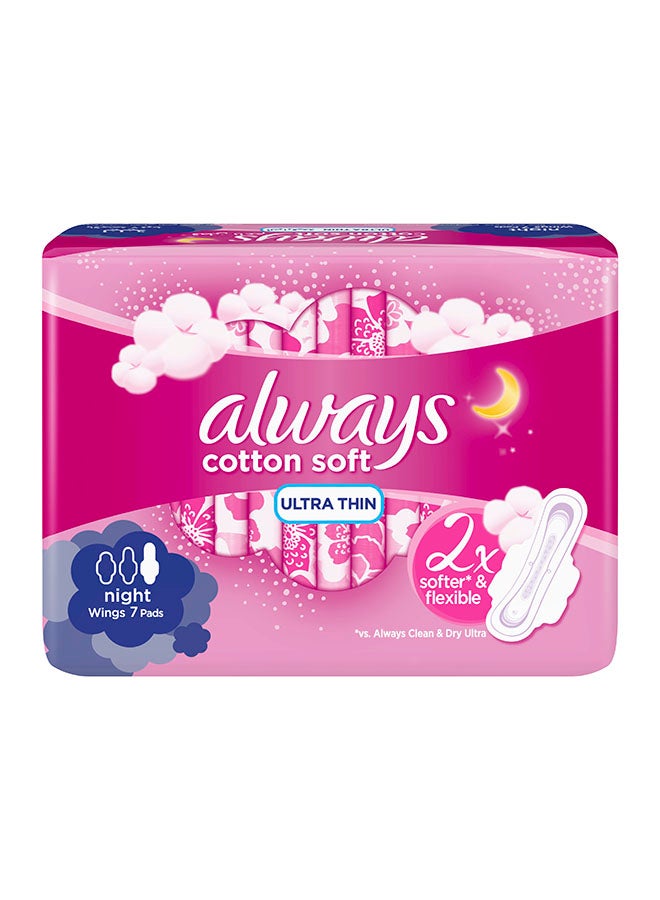Always Cotton Soft Ultra Thin Sanitary 7 Pads  - Image 1