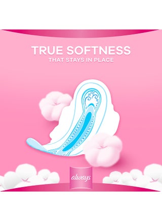 Always Cotton Soft Ultra Thin Long Sanitary Pads 16 Pieces multicolour - view 2