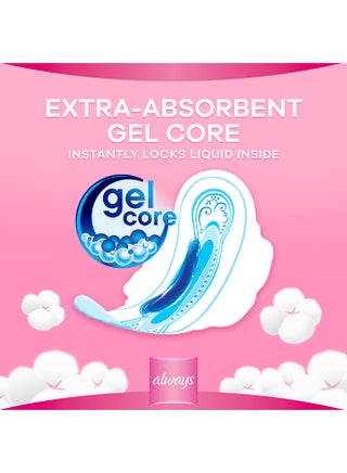 Always Cotton Soft Ultra Thin Long Sanitary Pads 16 Pieces multicolour - view 4