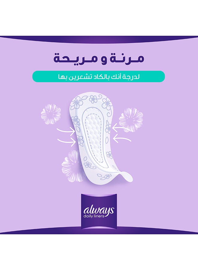 أولويز - فوط يومية مريحة للحماية، عادية وغير معطرة، 60 قطعة - Image 1