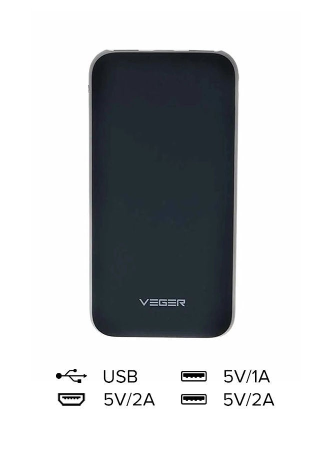 VEGER - 25000 mAh Power Bank 92.5 Watt Black - Image 1