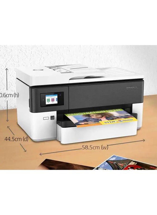 HP - OfficeJet Pro 7720 Wide Format All-In-One Printer With Copy/Scan/Fax Function,Y0S18A White/Black - Image 1