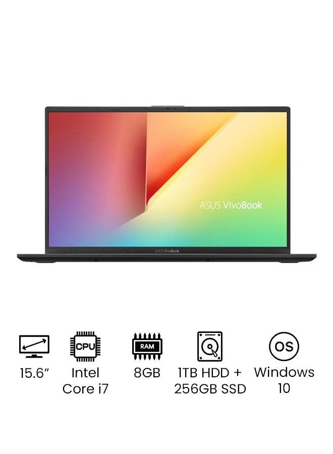ASUS - VIVOBOOK Touchscreen Laptop With 15.6-Inch Full HD Display, 10th Gen Core i7-1065G7 Processer/8GB RAM/1TB HDD + 256GB SSD/Intel UHD Graphics/Windows 10 English Slate Grey - Image 1